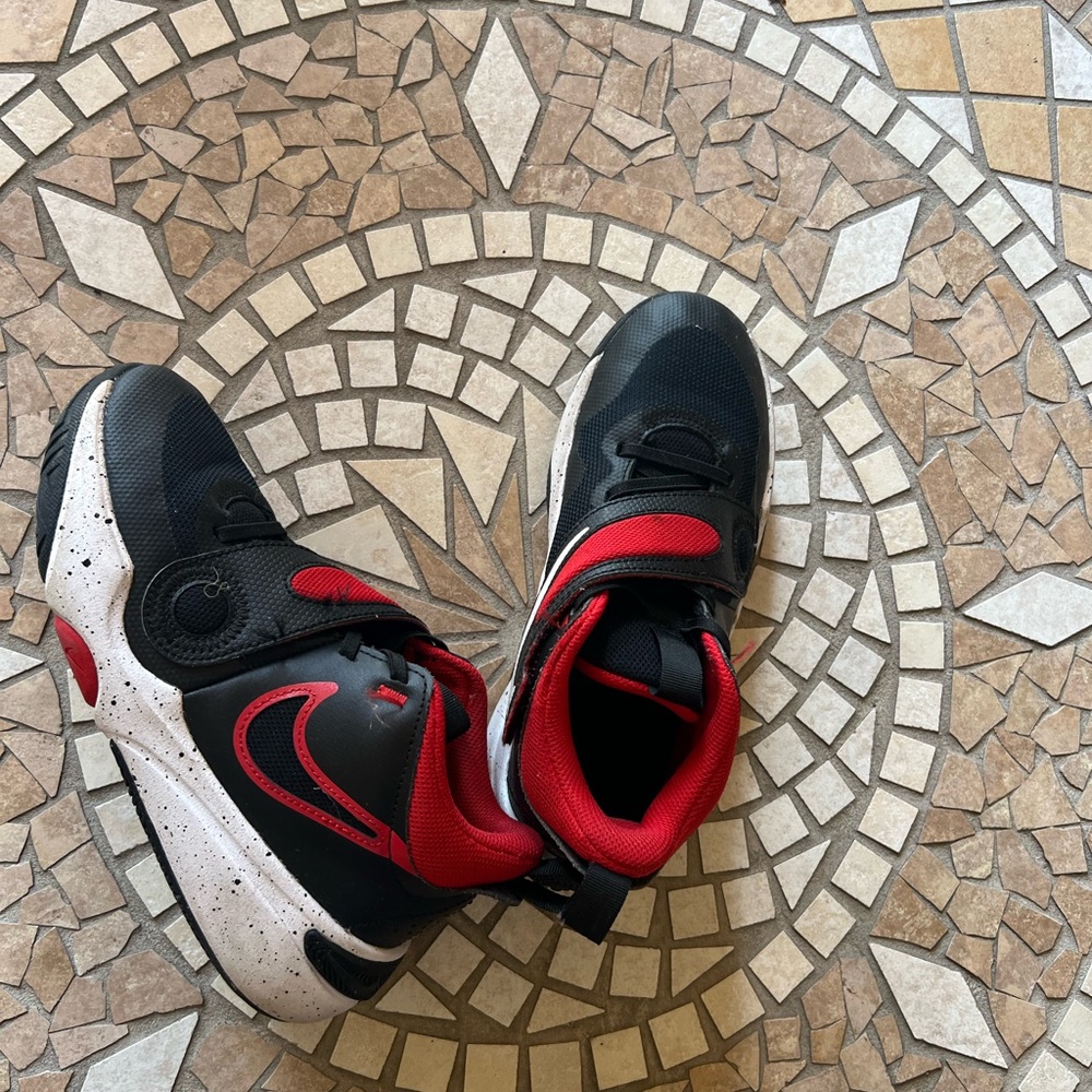 Stylish Black and Red Kids Shoes